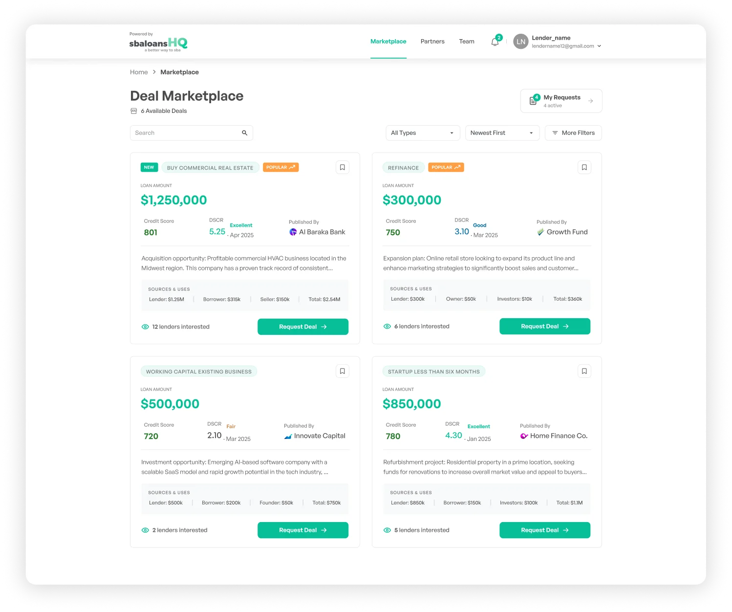 Dashboard view 5